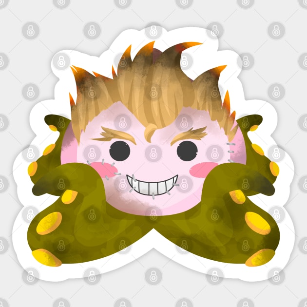 Junkrat Pachimari Sticker by CuteNerds